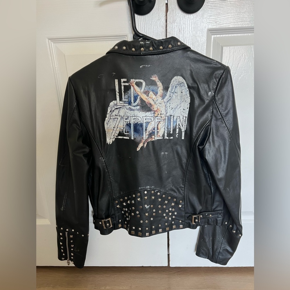 Wilson’s leather women’s Led Zeppelin jacket